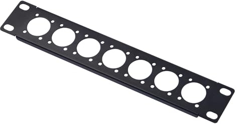 GeeekPi DeskPi RackMate Accesorios - Panel de conexión tipo D de 10 pulgadas 1U para DeskPi T1/T0/T2 y estantes de servidor doméstico de 10 pulgadas, acero