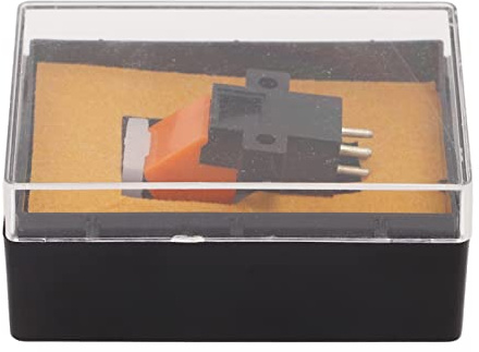 Cartucho de tocadiscos para DJ, cartucho magnético de fono de alta fidelidad, reemplazo universal con clavijas de metal y carcasa de plástico, para tocadiscos de vinilo y