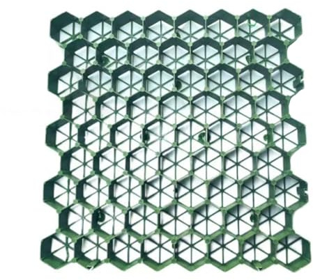 Lastre per pavimentazione in plastica e griglie per vialetti, paesaggistica, giardino e parcheggio, spessore 5 cm, set da 16 pezzi