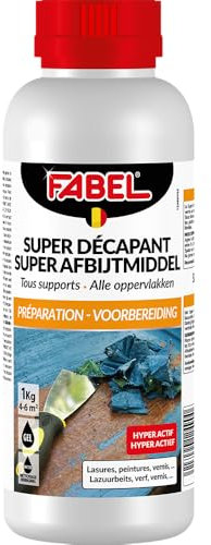 Fabel - Super Décapant, Décape lasure, peinture, pour tous supports, jusqu'à 6 m², 1 kg