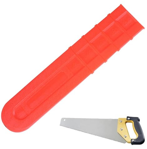 Eoixuqba Housse de protection pour rail de tronçonneuse, protection de chaîne de tronçonneuse, anti-rayures, protection de tige de tronçonneuse, housse de protection pour chaîne et rail de