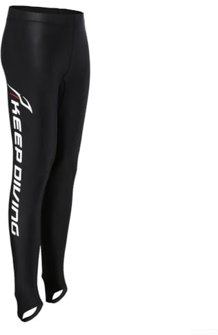 Gdfnmogo Pantalones de neopreno para hombre y mujer, pantalones de buceo de neopreno para surf, kayak, natación, buceo, canoa, pantalones de neopreno, protección reforzada para la rodilla (L)