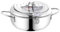 Deep Fryer Pot, 2.2L Frying Chicken Pot with Filter Lid and Frying Basket Stainless Steel Japanese Style Tempura Fryer Pan(silver)