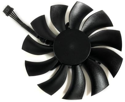 LUNOZST Parti del Portatile Ventola per Scheda Grafica VGA da 90 mm (85 mm), PLA09215B12H, 4 Pin, Raffreddamento schede Video, per EVGA GTX1060 GTX 1060 SC ACX