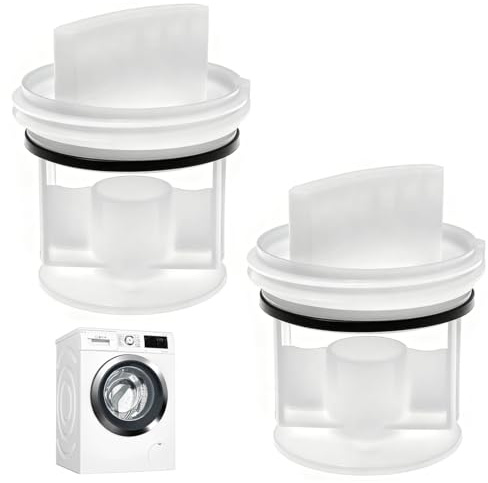 GXGM 2 Piezas Filtro de pelusa para lavadoras Siemens IQ700, IQ300 e IQ500. Filtro de repuesto para lavadoras-secadoras.