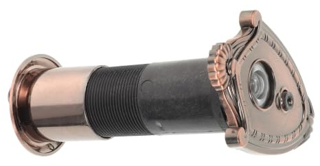 Œil-de-bœuf de Porte 2-en-1 avec Sonnette, Plastique, Anti-regard