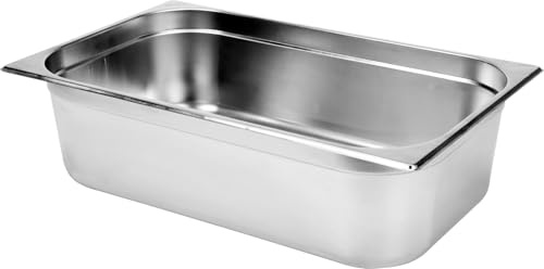 Yato Professionale in Acciaio Inox GN gastronormb ehaelter 1/1 Dimensioni Selezione 20 – 200 mm Anche Coperchio Gastronorm Contenitore (Altezza 150 mm)