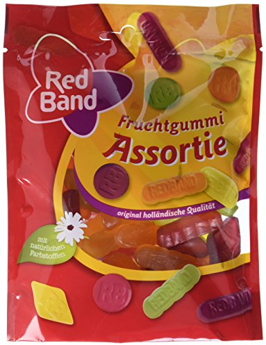 Red Band Fruchtgummi Assortie - Großpackung: 11er Pack (11 x 200 g Stehbeutel) - Fruchtgummi - Aus vielen leckeren Sorten - Verschiedene Fruchtgeschmacksrichtungen - Holländische Qualität