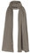 KNIT FACTORY - Iris Schal - Schal für Damen und Herren - Hochwertige Qualität - Bequemer Schal aus 92% Recycelte Baumwolle - Taupe