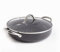 Durastone Black 28cm Shallow Casserole Pan with Lid, Oven Safe, All hob Compatible, Non-Stick for Family One Pot Cooking