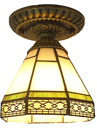 Lampada a Sospensione barocca Lampada in Stile Stile Macchiato di Vetro appenderà la Sala da Pranzo Leggera Bar Arte lampadario Interno