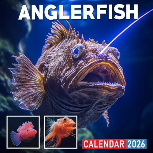Anglerfish Calendar 2026: Deep Sea Wonders with Their Unique Light Displays