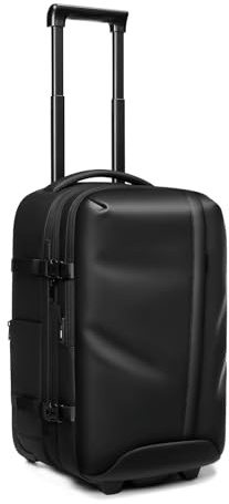 Greensen Expandable Vacuum Rolling Backpack, 25L-30L-60L Trolley with USB-C Port & Built-in Password Lock, Fits 17 Laptop