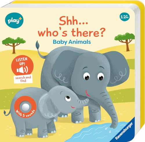 Play+ Shh ... Who's there? Baby Animals: Search and find