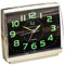 Easylife Set of 2 Easy-to-Read Silent Glow-in-the-Dark Alarm Clocks, Silent Alarm Clock, Glow Clock, Extra Large Number Alarm Clock - Fully Guaranteed | Pack of 2