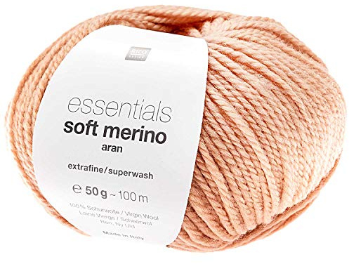 Rico Essential Soft Merino Aran 035 Peach 035 Peach