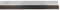 Amig 22560 - Türbodendichtung Modell 5, zum Aufkleben, halbsteife PVC-Bürste, 1 m, Silber, Aluminium