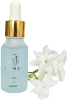 MONCHI Nail Cuticle Oil 15ml with Organic Vitamin E & B, Cuticle Oil for Nails, Jojoba Nail Cuticle Oil,Nail Oil Soothe Moisturise with Dropper Design for Dry Rough Nail Care Repair (Jasmine)