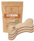 Wildfang® Lederknochen Hund (Größe S-L) - Kauspielzeug aus Fettleder – Zahnpflege & Stressabbau – Langlebiger Kauknochen aus EU-Rindsleder (Knochen, 3er Pack Größe S für Hunde bis 15 kg)