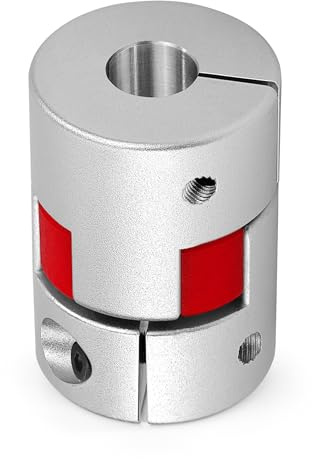 Albero Di Accoppiamento di Prugna da 6 mm a 6 mm, Morsetto Giunto Flessibile in Alluminio, Elastico Accoppiatore Motore Connettore Encoder per stampante 3D, macchine CNC (D20 L30)