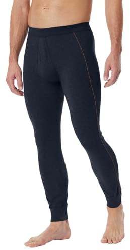 Schiesser Pantaloni Baselayer da Uomo, Blu Notte_183142, 6