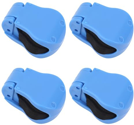 Penitue 4pcs Multifunctional Rod Holders Clips, Portable Beach Fishing Pole Holders Detachable Fishing Pole Clamp for Ground Practical Catching Fish Accessories Suitable for Most Rod Sizes