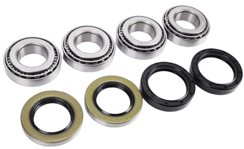Aramox Kit Cuscinetti Ruota per Rimorchio da 2 Pacchi, Include Accessori per Assali da 1 Pollice L44643 L44610, Perfetti per Rimorchi e Rimorchi per Barche