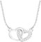 Sofia Milani - Collana da Donna in Argento 925 - Con Pietra Zircone - Ciondolo a Cuore - 50165