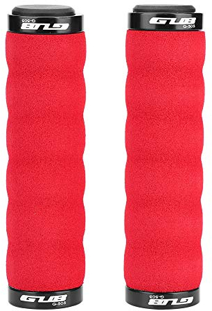 Lenkergriffe Schwamm,Fahrradgriffe Weiss Schaumstoff, Griffe,Fahrradgriffe Weich Rot,Fahrrad Griff,Fahrrad Griffe,Fahrrad Lenkergriffe Anti-Rutsch Schwamm Lenker Griffe Eric Griffe Für Mounta