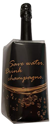 Weinkühler Kunststoff, Champagner Sektkühler, Wein und Bierkühler Flaschenkühler ideal für gemütliche Weinabende im Garten