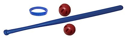 Wiffle® Blue Bat and Ball Set - AweStar Eagle Limited Edition, Official Wiffle® Blue Bat and Two Red Balls - Classic Outdoor Kids and Adults Backyard Game Set