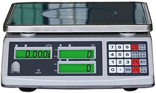 Bilancia da Cucina,Bilancia da Cucina Digitale Scala Elettronica, Conteggio Ad Alta Precisione Da 15 Kg30 Kg Con Una Scala Elettronica Industriale, Precisa A 0,1 G Di Famiglie Chiamate Multifunzionale