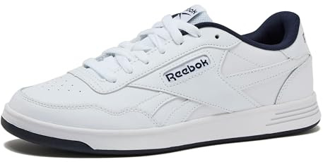 Reebok Court Advance Sneakers for Men - Casual Tennis Mens Shoes Size 6 to 15, White or Black, FFP- Footwear White/Vector Navy/Footwear White, 9.5