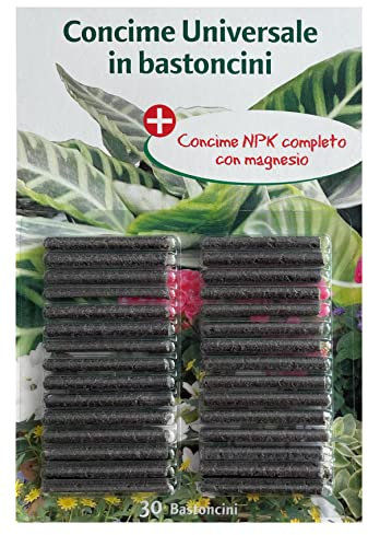 Concime completo in Bastoncini per Piante orchidee Bonsai Fiori in Vaso (Universale)