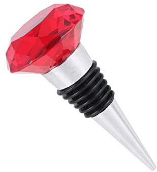 PAMINGONO Tapón De Para Botellas De Sellador De Metal y Diseño De Rojo y Celebraciones