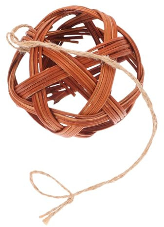 DRESSOOS Rabbit Grass Rack Chew Toy Rattan Rack for Small Animal Toys Rabbit Safe Fun