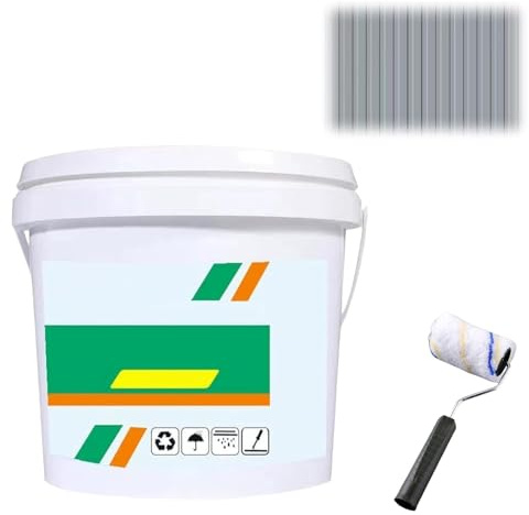 Générique Agent Multifonctionnel Délimination Et De Conversion De La Rouille, Peinture Antirouille à Base Deau pour Métal, Produit Antirouille pour Garde-Corps De Voiture (Grey 5 kg)