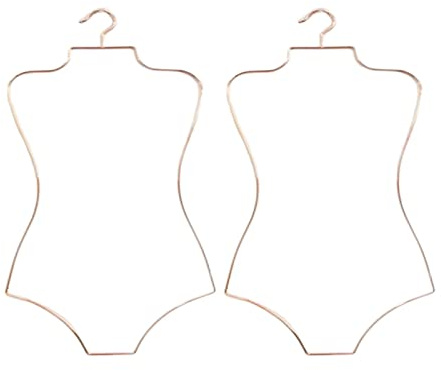 perfk 2X Appendini Bambini, Appendini per Cappotti, Appendiabiti per Costumi da Bagno a Forma di Corpo, per Bikini, Costumi da Bagno, Vestaglie, Pigiami, Lingerie