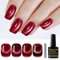 Shining She UV Nagellack Rot CatEye,4 Farben Burgund Rot Kirschrot Glitzer Kristall Jelly Cat Eye UV Gel Nagellack Mit Magnet Soak-Off UV Nail Polish für Maniküre Salon,8ML
