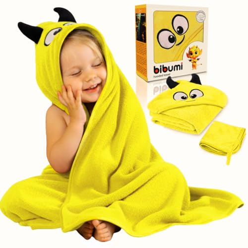 Toalla Bebe con Capucha - Capa de Baño Bebe - Albornoz Bebes talla 0 a 4 años - Regalos para Recien Nacidos Originales - Unisex de Niño y Niña - Toallas Niños Piscina y Playa - Toalla Niño Baño