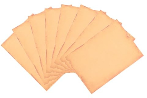 DIYEAH Carta da Lettere Vintage 8 Fogli A5 Cartoleria Decorativa Carta da Lettere Multiuso Motivi Retrò Materiale per Scrivere per Ufficio e Casa