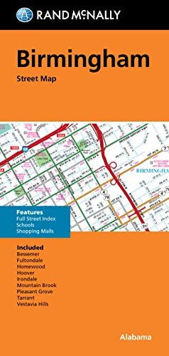 Rand McNally Folded Map: Birmingham Street Map