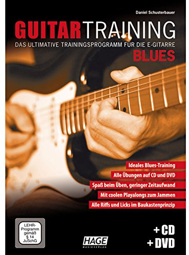 Guitar Training Blues + CD + DVD: Das ultimative Trainingsprogramm für die E-Gitarre