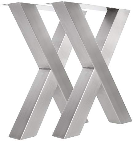 KTC Tec Tischgestell Edelstahl Tux 100x100 690 Kufen Tischuntergestell 700, 1 STK