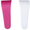 12Pcs Hair Wax Cleansing Spatulas Sticks Mask Scraper Plastic Waxing Applicator & Depilatory Creams Hair Waxing Removal Beauty Tools, White and Rose Red