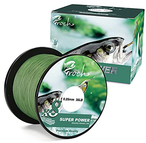 Croch Braided Fishing Line 8 Strands 300 m / 500 m / 1000 m Strong PE Line Colourfast 0.1-0.3 mm 14-45 LB