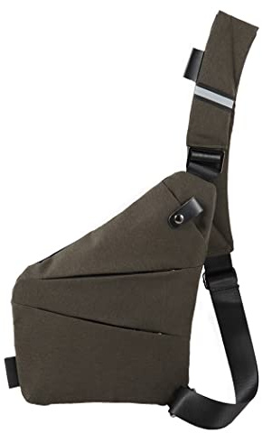 Ovecat Anti-Diebstahl-Umhängetasche, Crossbody, Unisex, olivgrün