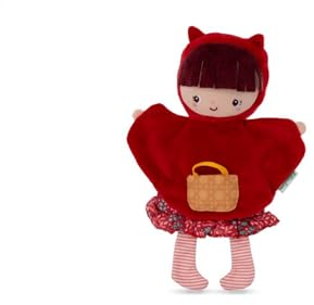 Lilliputiens - Handpuppe Rotkäppchen - Interaktives Spielzeug für Kinder - Perfekt, um das bekannte Märchen und andere Geschichten zu erzählen - Fördert Fantasie und Kreativität - Ab 2 Jahren