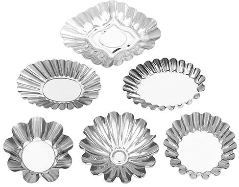 TOGEVAL 30pièces Moules à Tartelettes Acier Inoxydable Moules De Cuisine Résistants à Haute Température Pour Pâtisserie Et Desserts à Déguster Famille