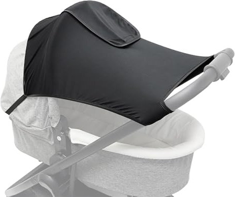 Universal Sonnensegel für Kinderwagen mit Sichtfenster UV Schutz 50+ Sonnensegel Kinderwagen Sonnenverdeck für Kinderwagen Atmungsaktiv Sonnenverdeck für Kinderwagen Buggy Sonnenschutz